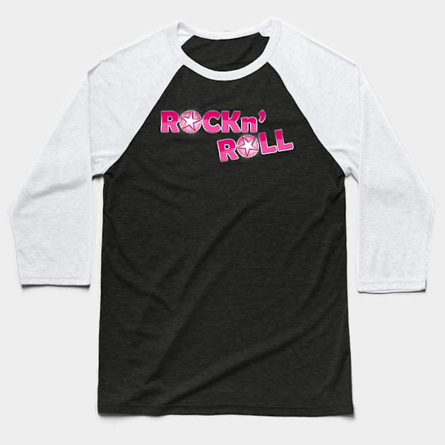 Rockn' Roll Baseball T-Shirt by MellowGroove